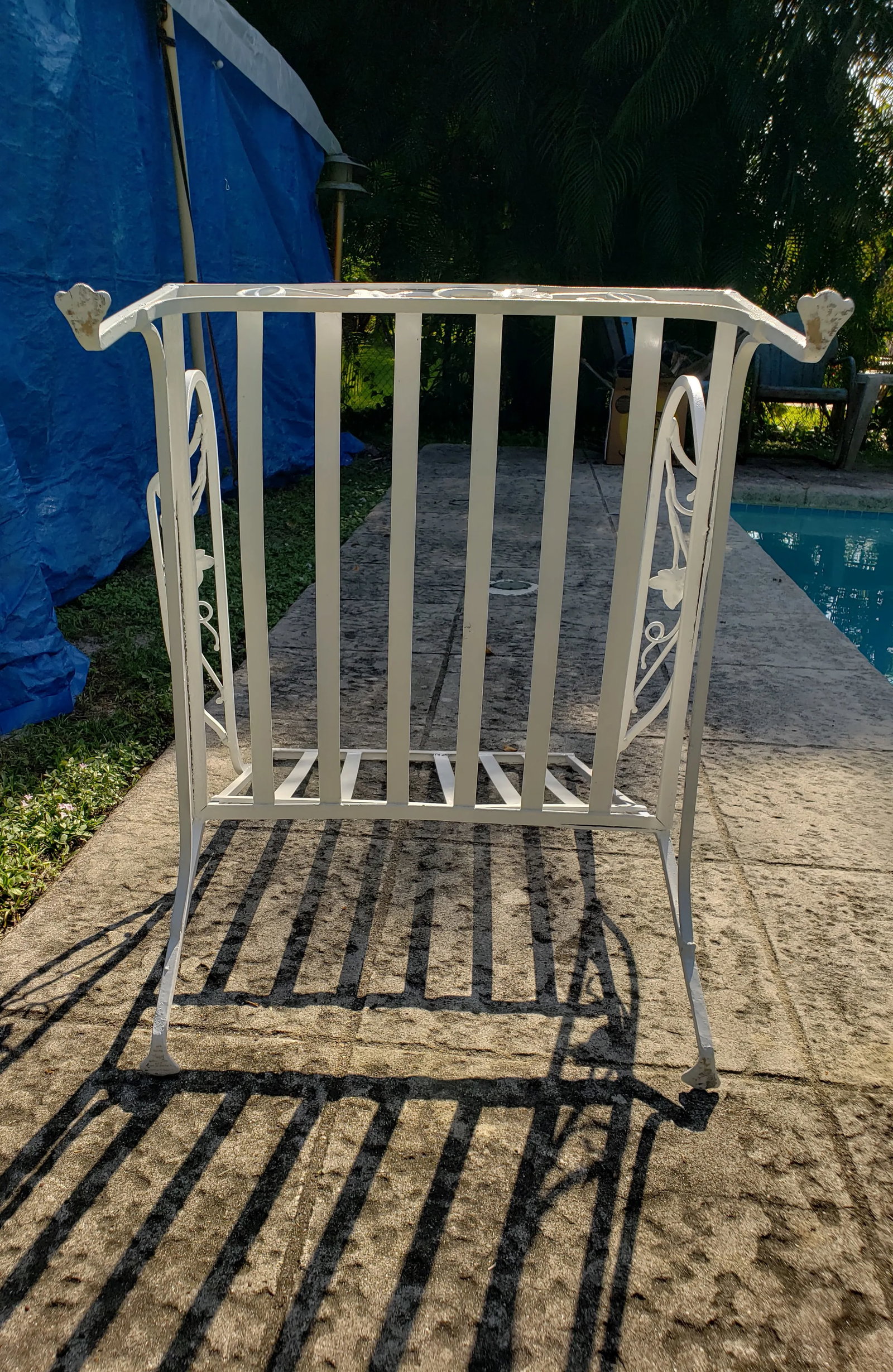 Mt Vernon Wrought Iron Chair Attributed to Salterini - 8