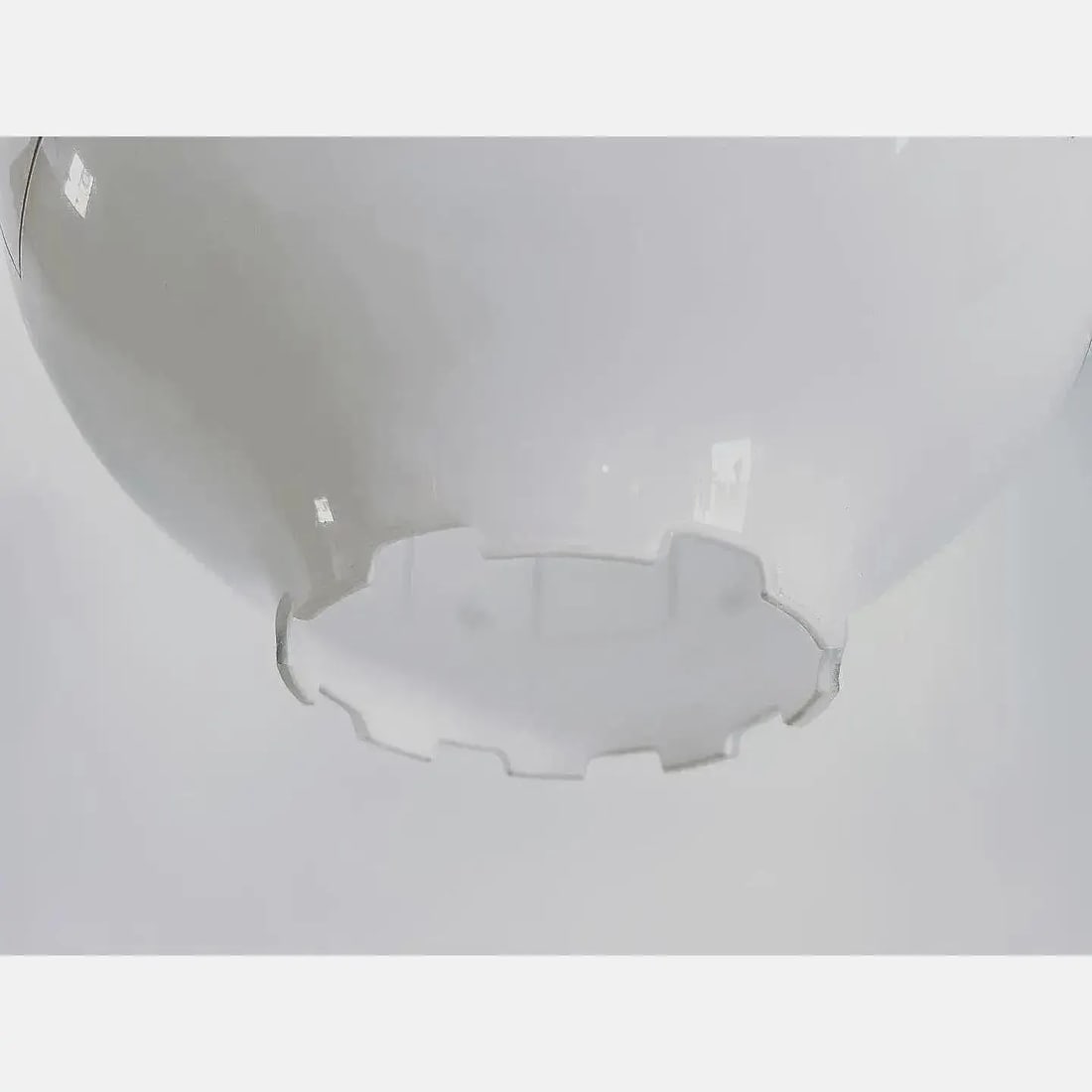 Midcentury Milk Glass Pendant Light - 5