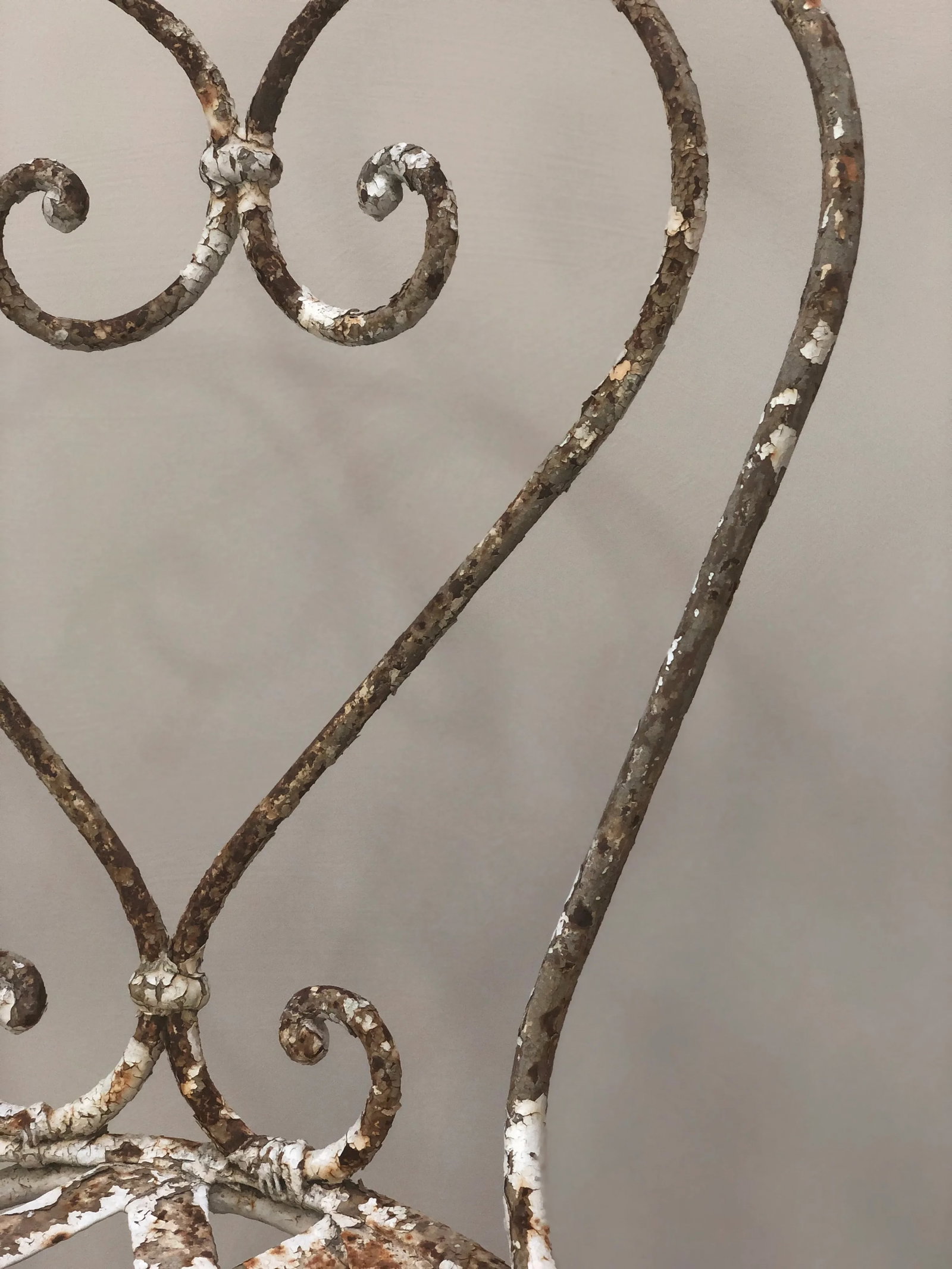 Pair of 19th Century French Painted Iron Garden Chairs - 6