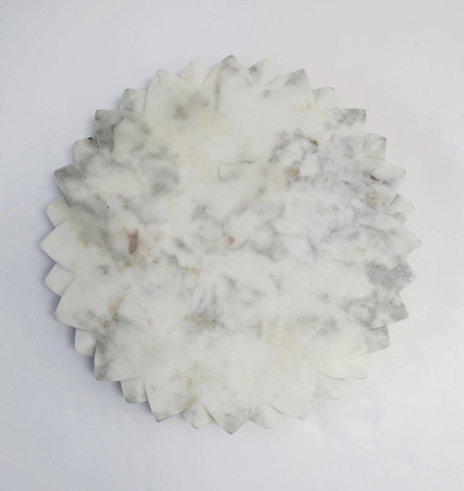 White Marble Lazy Susan - 6