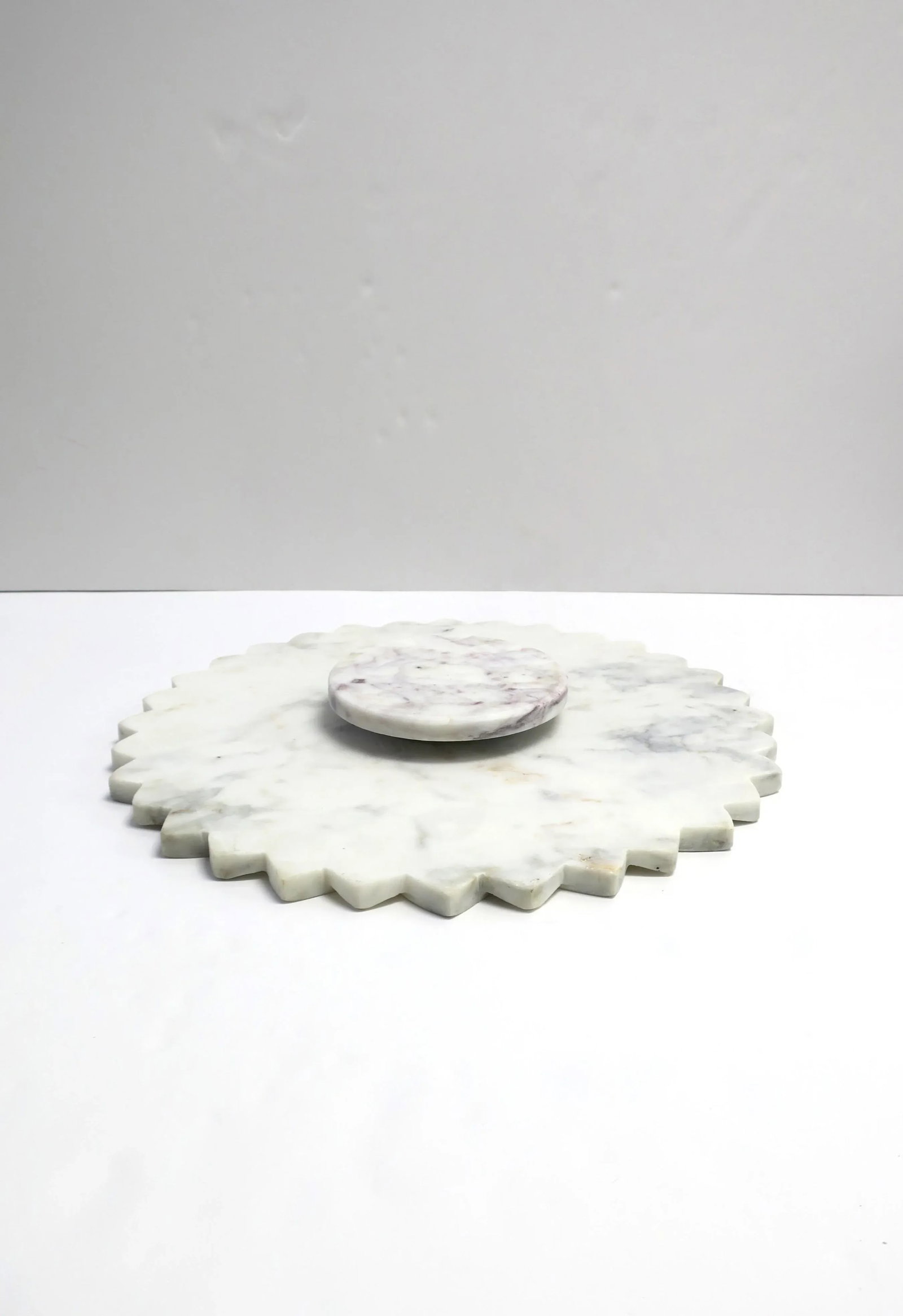 White Marble Lazy Susan - 7
