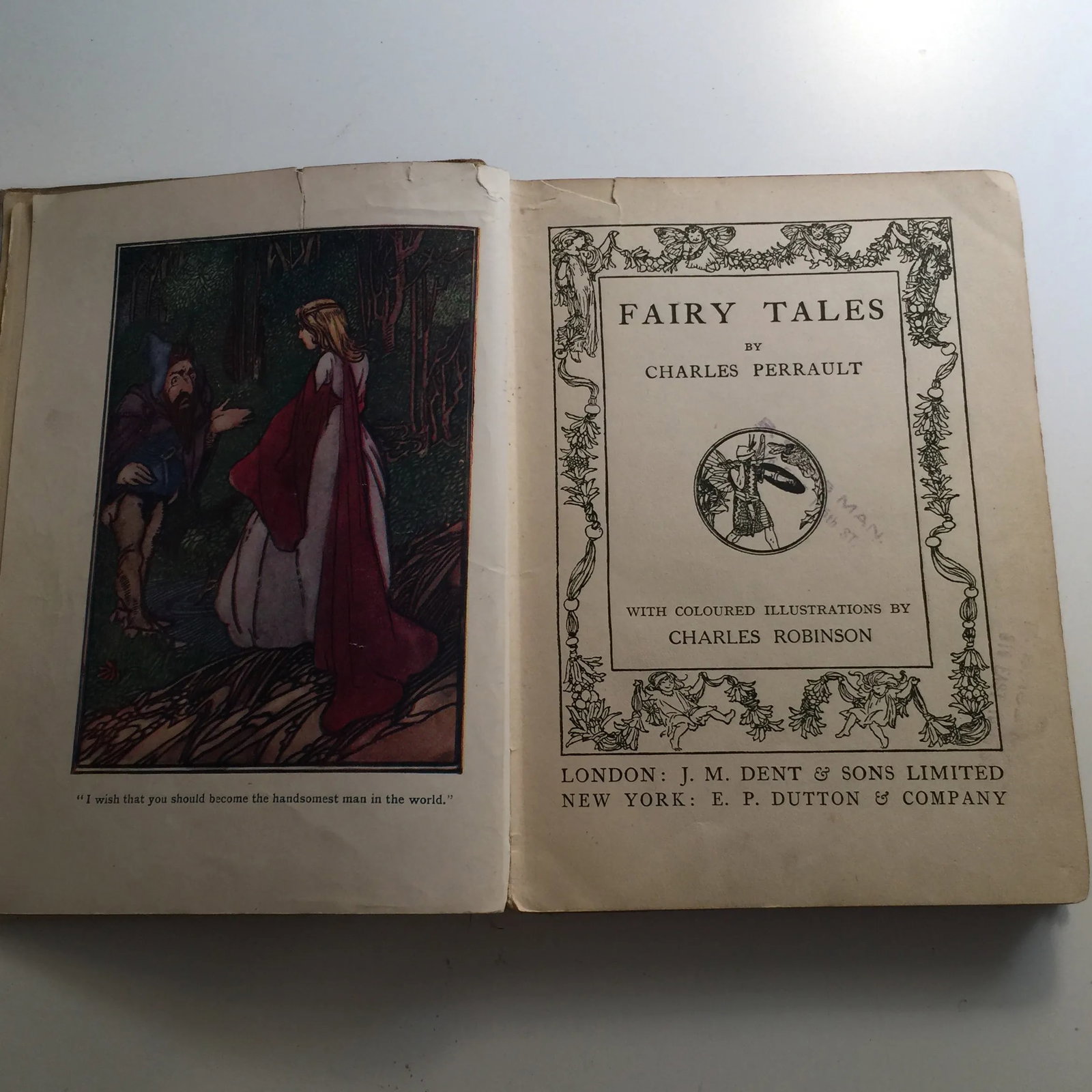 Perrault's Fairy Tales Book, C. 1913 - 4