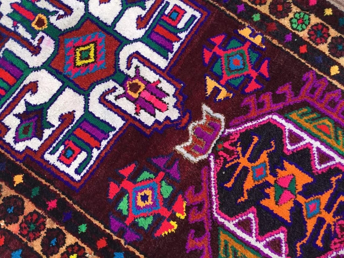 Kurdish Runner Rug - 121" X 39" - 4