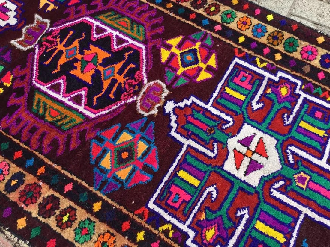 Kurdish Runner Rug - 121" X 39" - 5