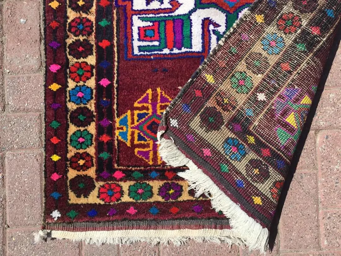 Kurdish Runner Rug - 121" X 39" - 6