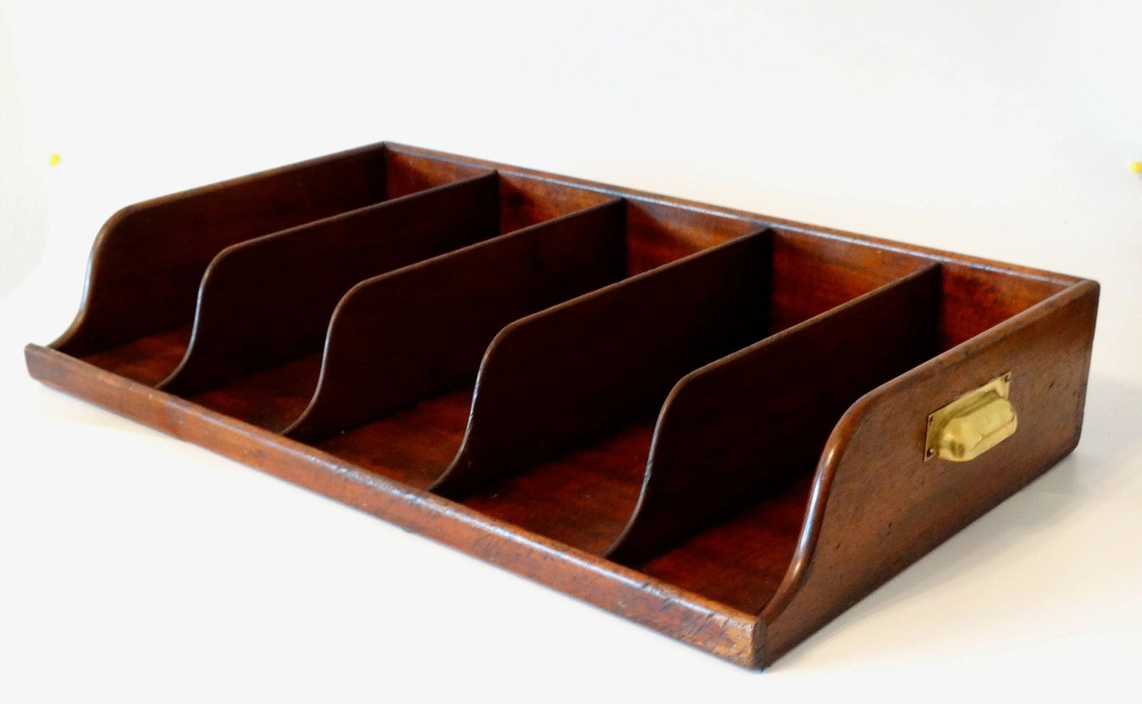 19th-Century English Library Book Tray - 12