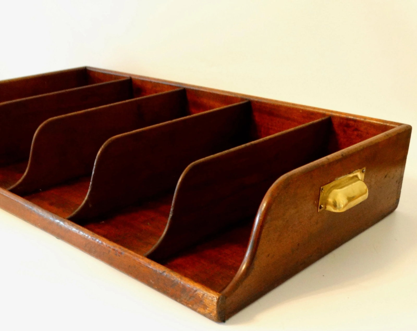 19th-Century English Library Book Tray - 3