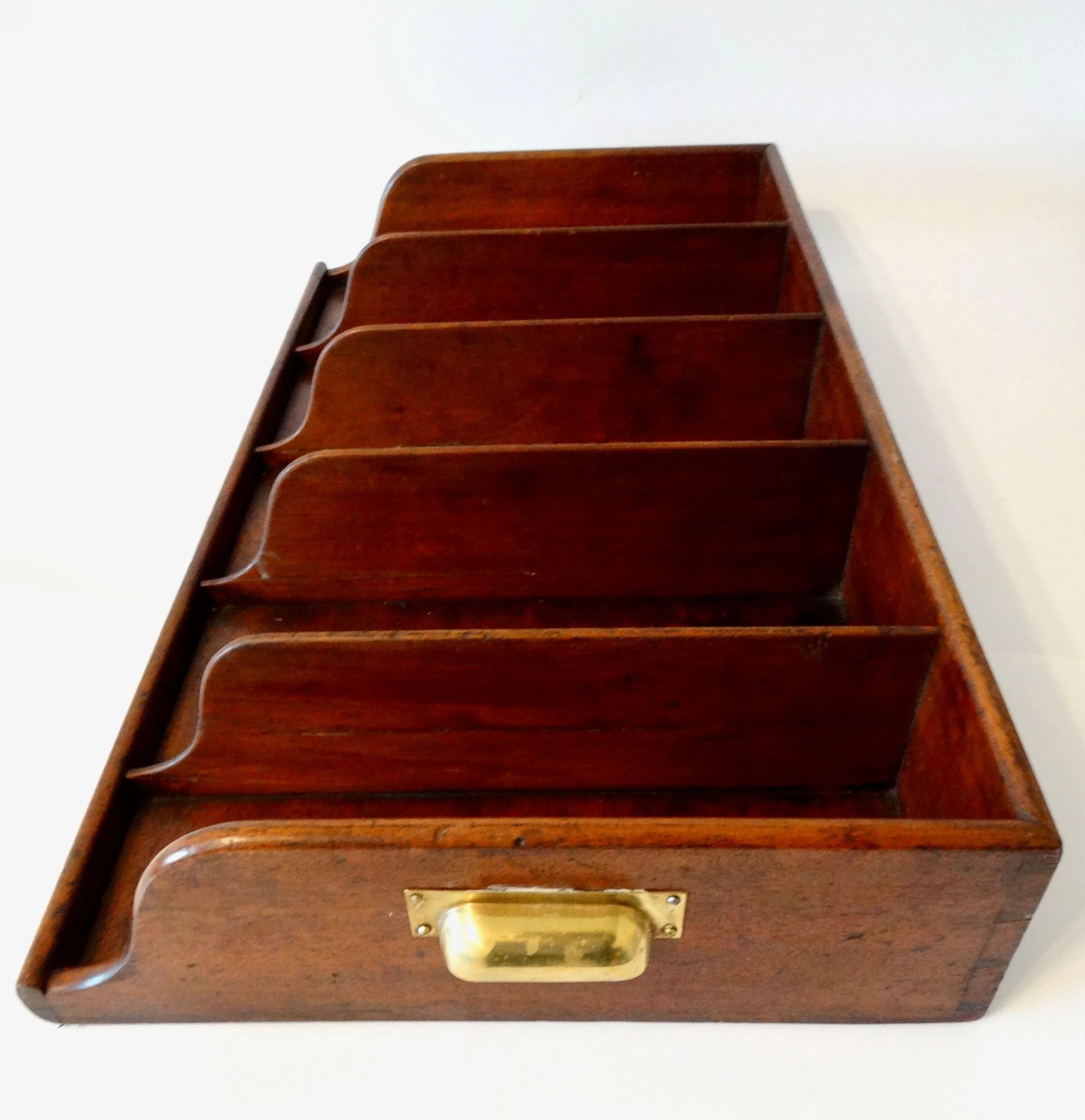 19th-Century English Library Book Tray - 8