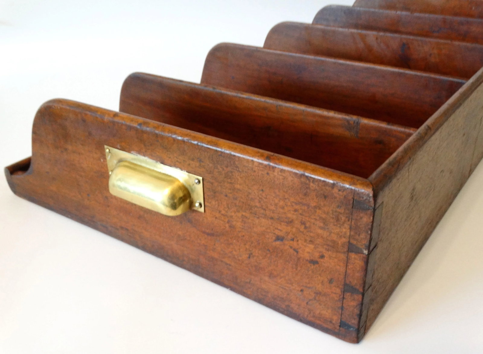 19th-Century English Library Book Tray - 9