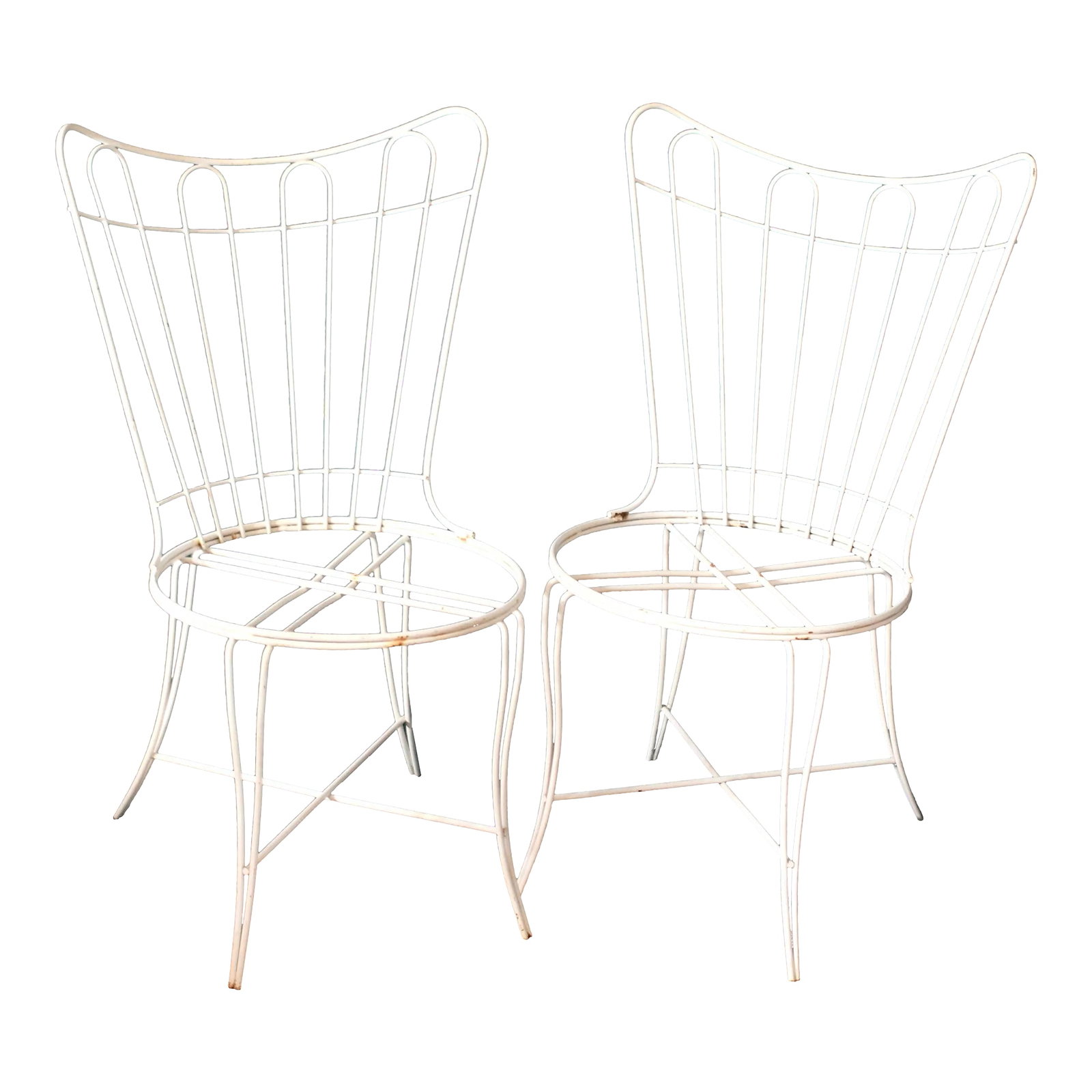 Pair of Vintage Homecrest Wire Chairs (1 of 11)