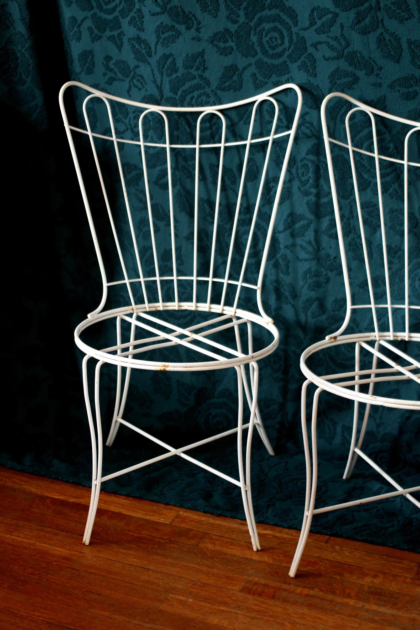 Pair of Vintage Homecrest Wire Chairs - 3