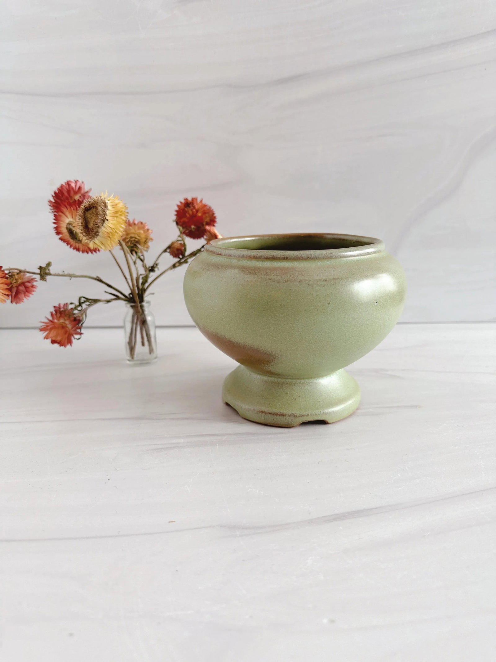 Frankoma Prairie Green Planter - 2