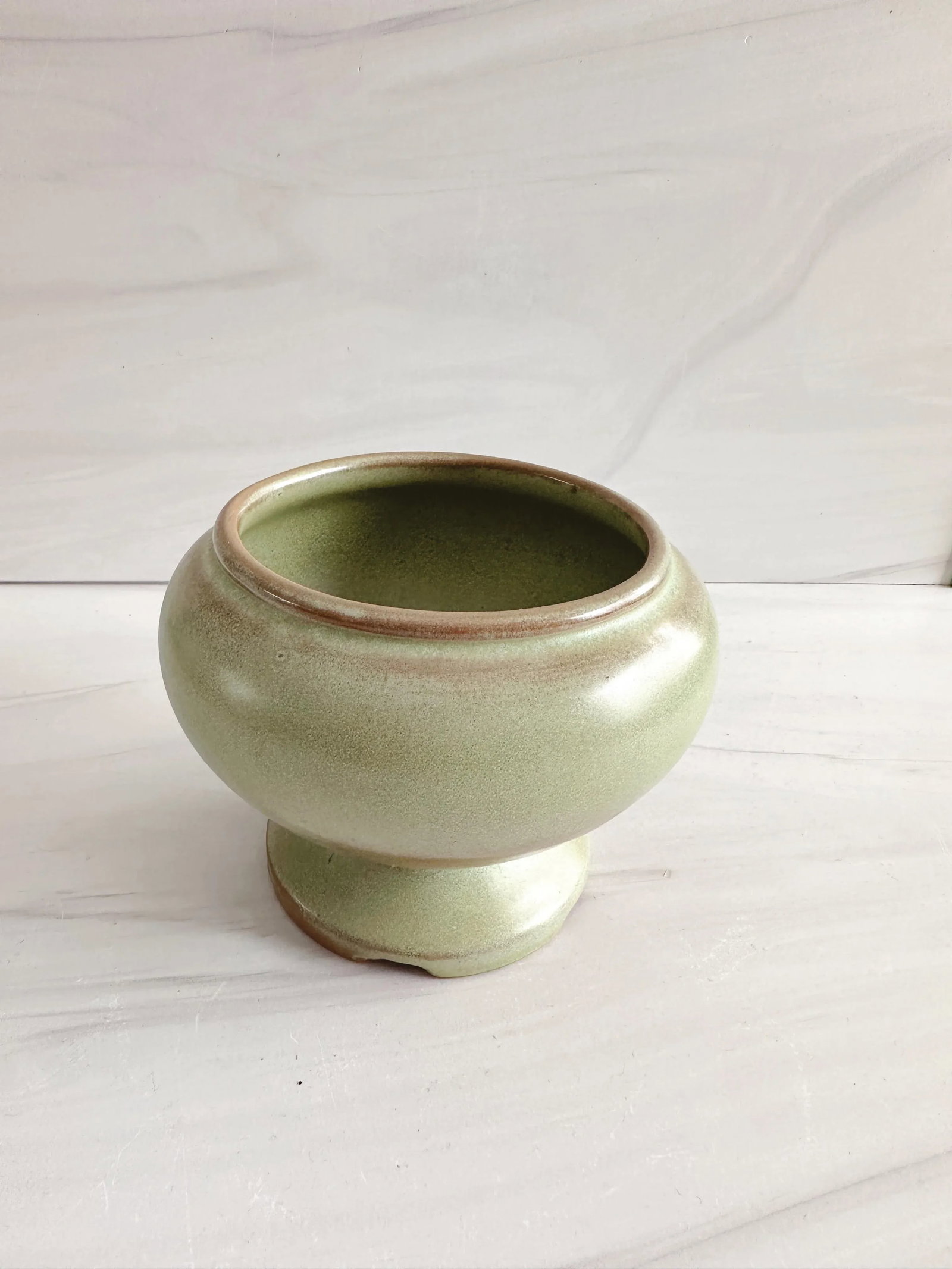 Frankoma Prairie Green Planter - 3