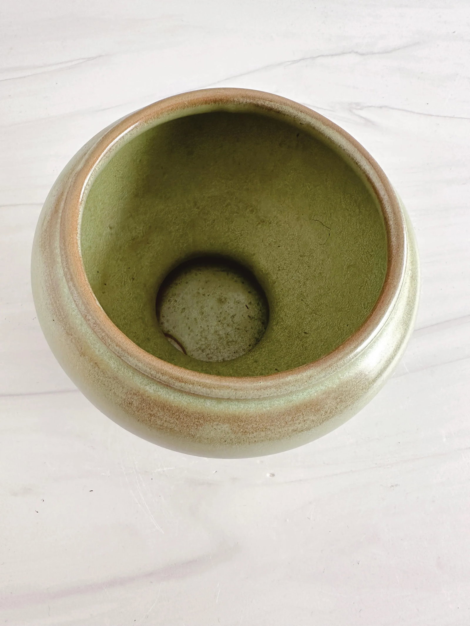 Frankoma Prairie Green Planter - 4