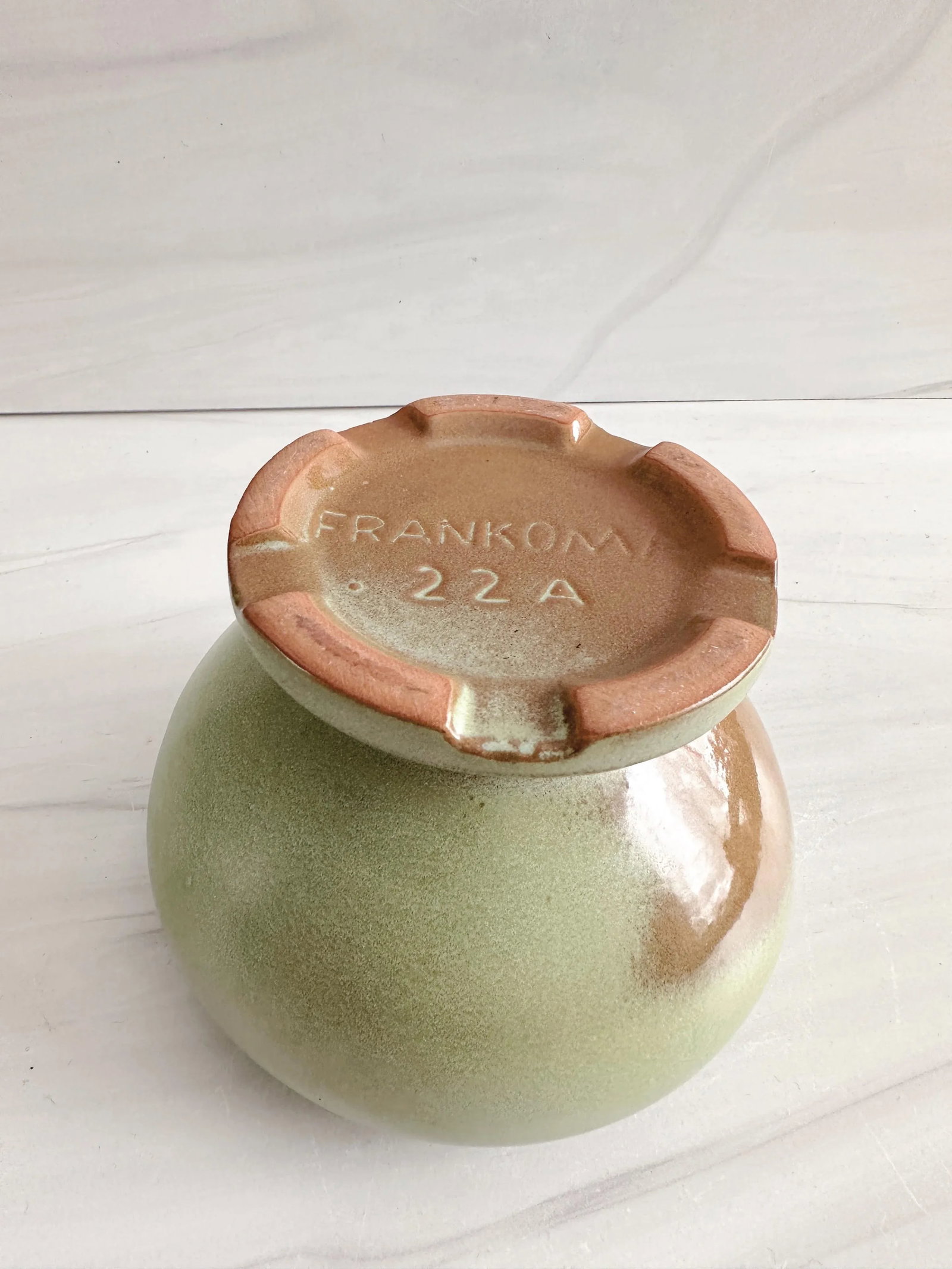 Frankoma Prairie Green Planter - 8