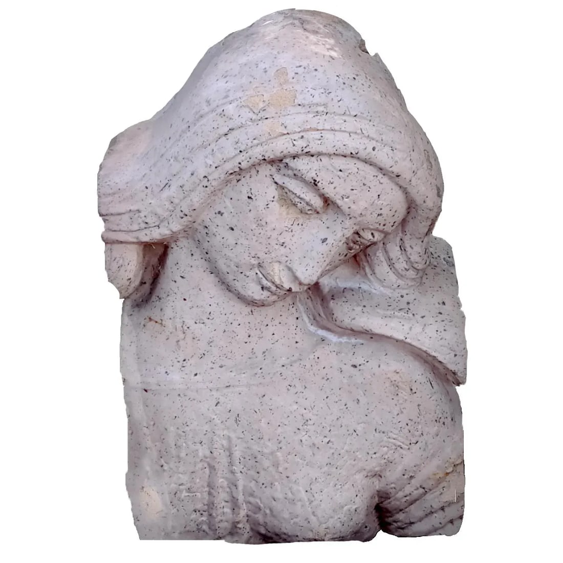 Erte Inspired Art Deco Relief Depicting Bust of Woman Architectural Remnant - 7