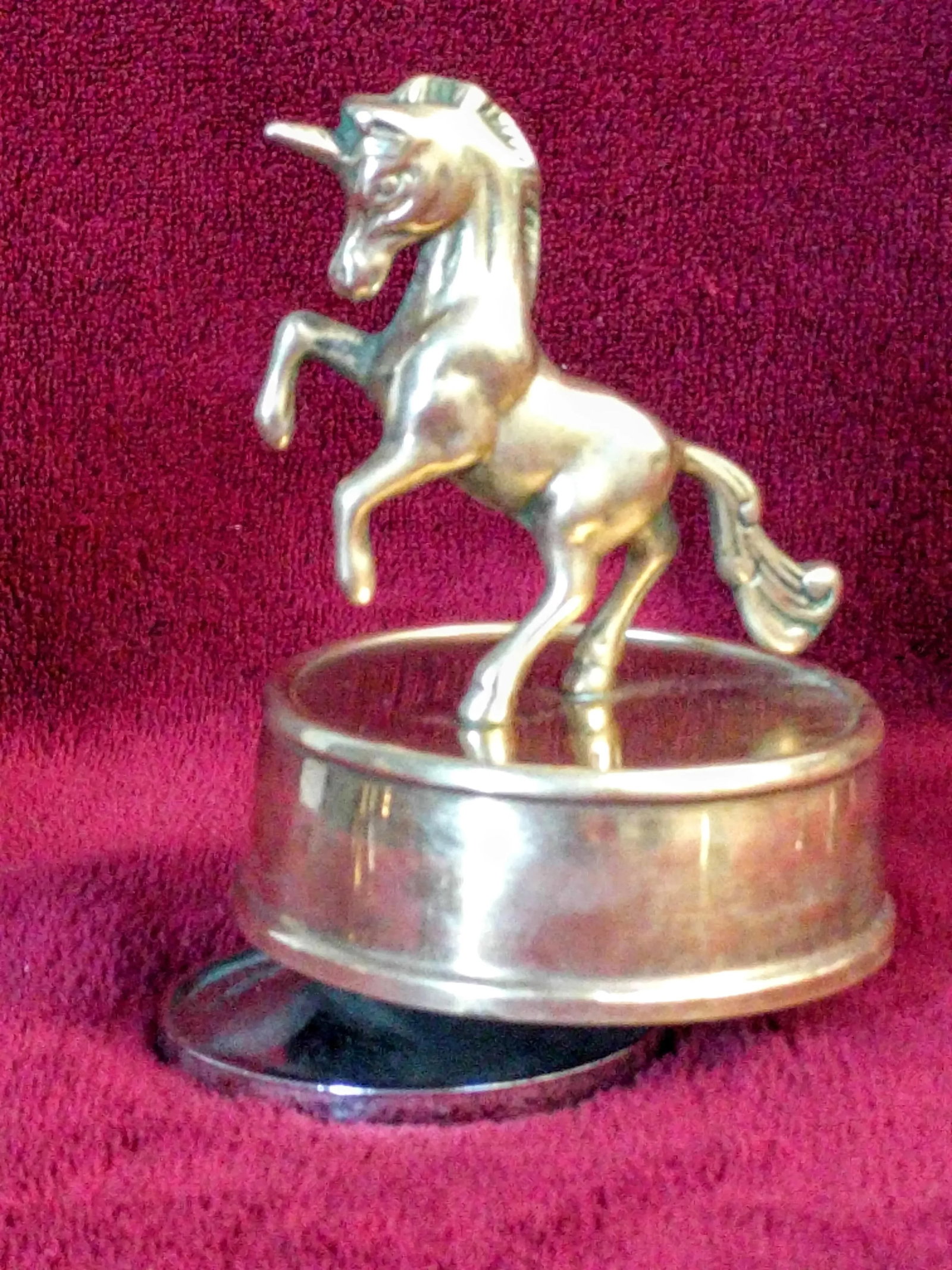 Vintage Brass Unicorn Figurines - Set of 4 - 10