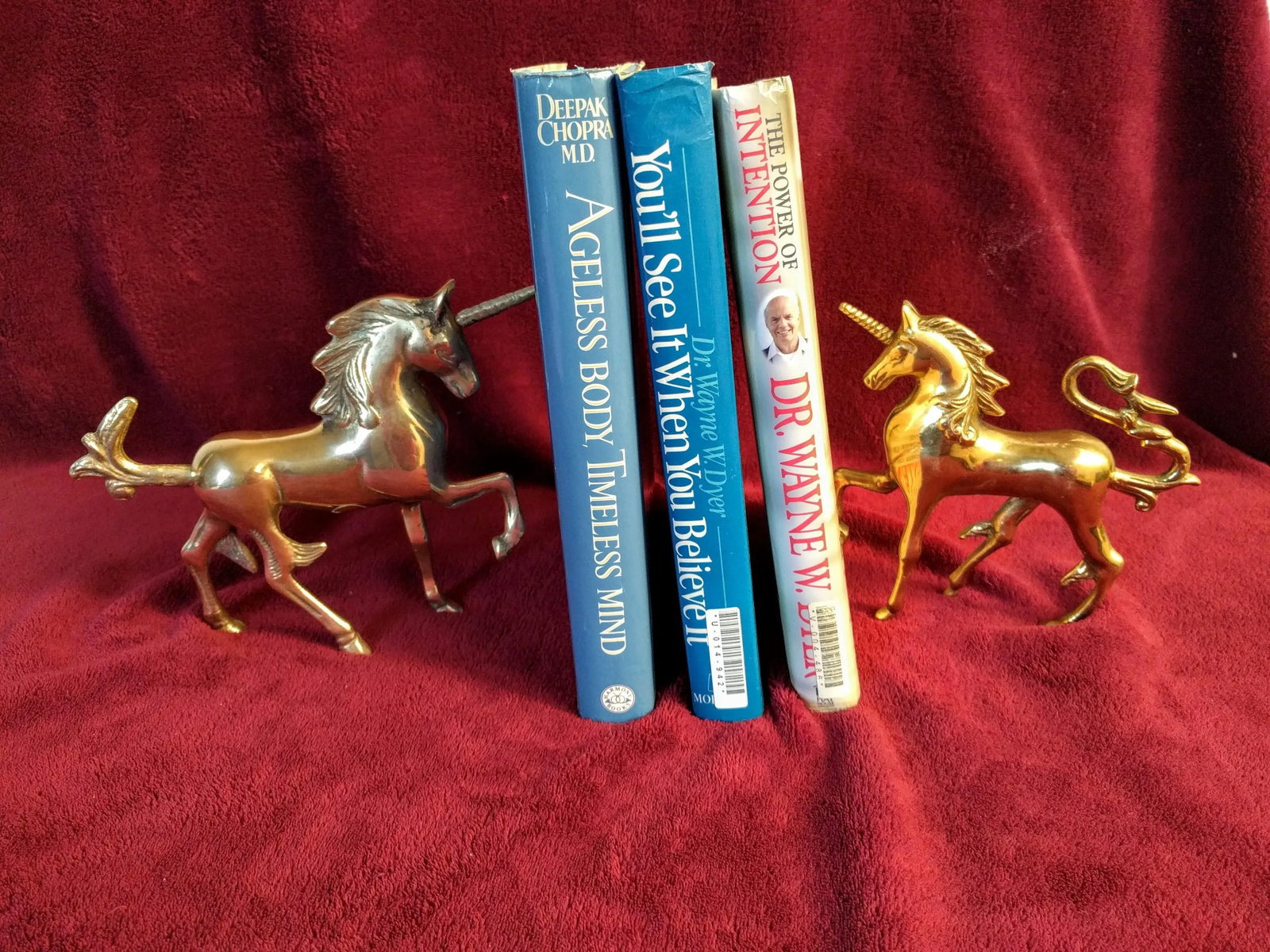 Vintage Brass Unicorn Figurines - Set of 4 - 9