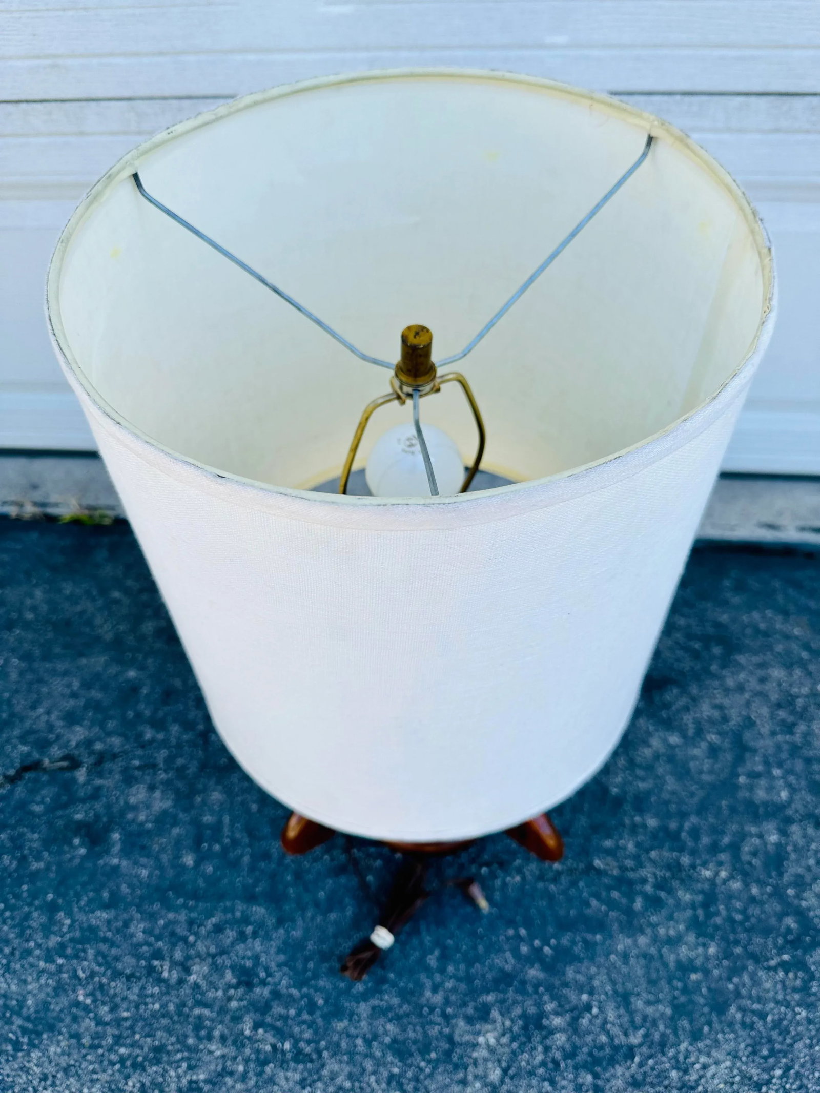Adrian Pearsall Style Teak Lamp - 5