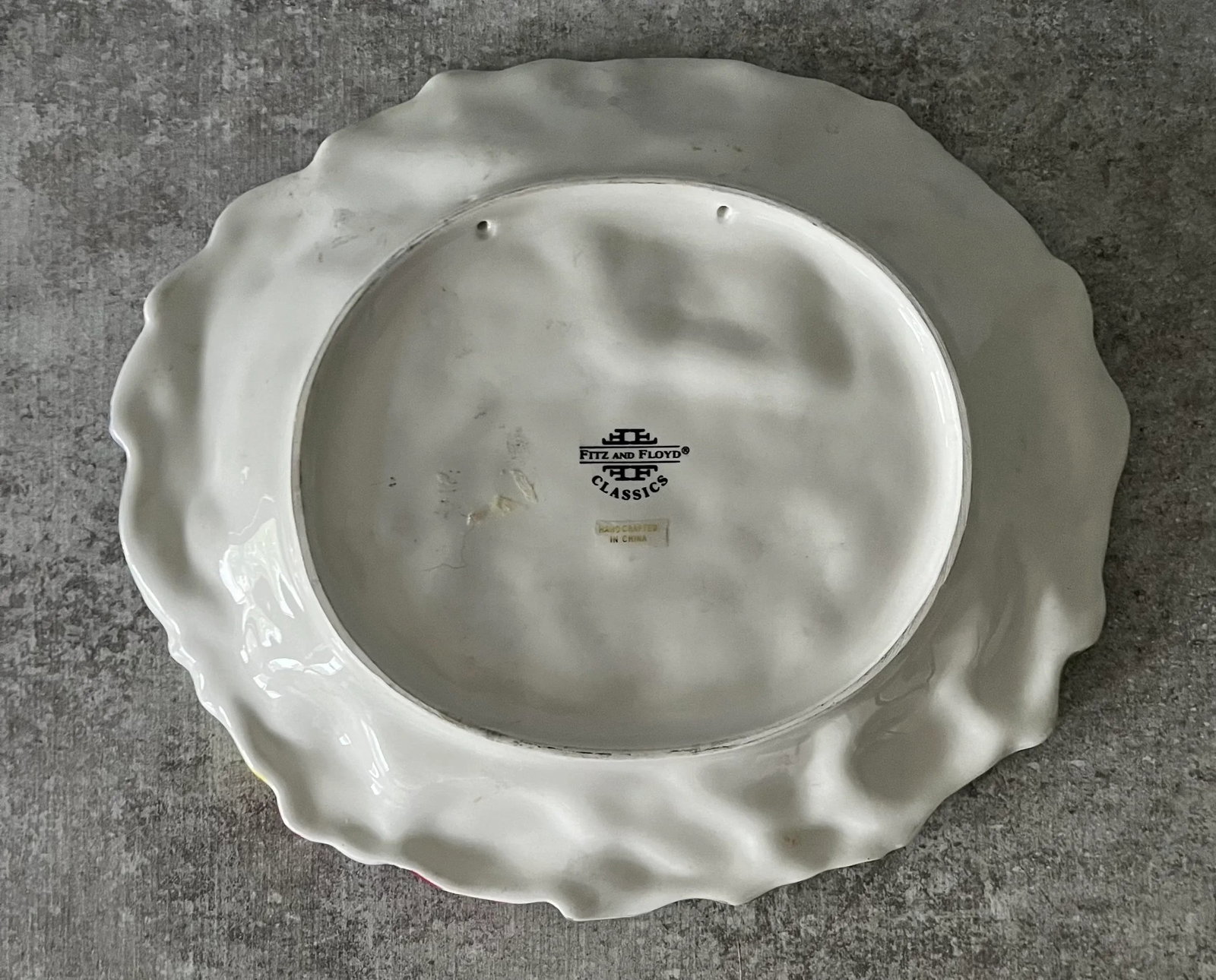 1991 Fitz and Floyd Rooster Plate - 6