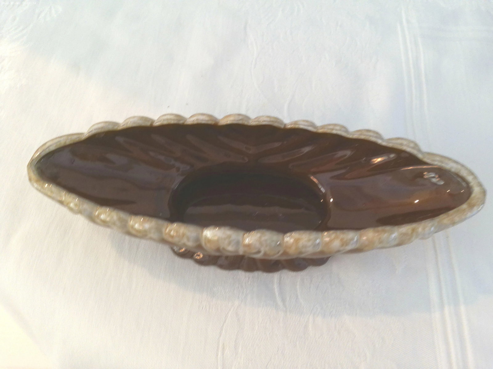 Mid-Century Drip Glaze Ceramic Stallion Console Set, 3 Pcs - 3