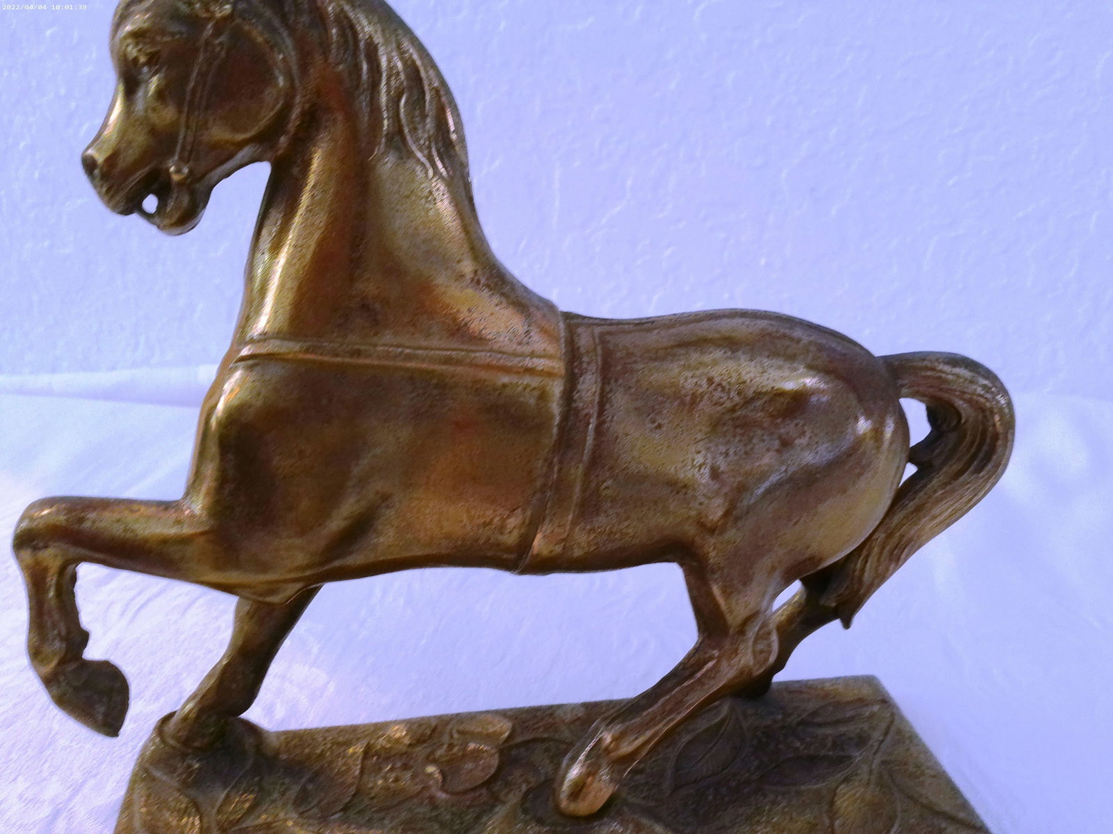 Mid-Century Solid Brass Figural Stallion - 4