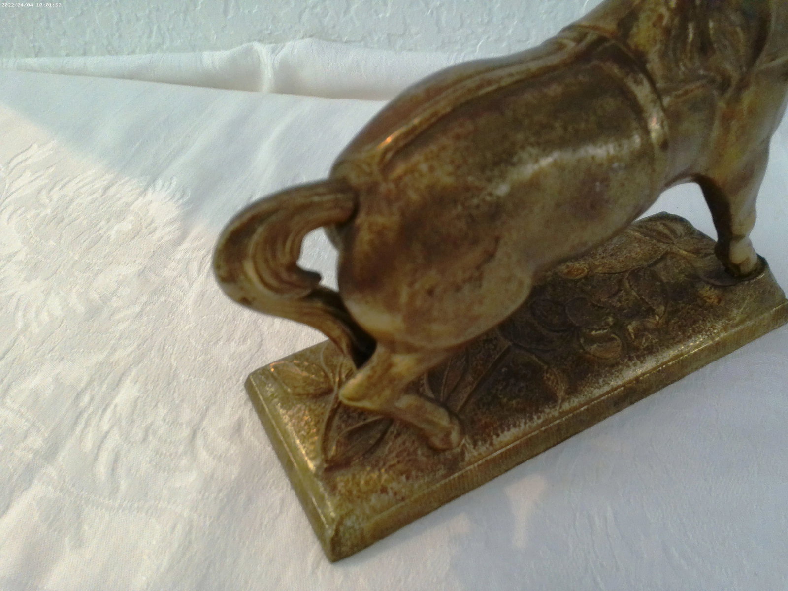 Mid-Century Solid Brass Figural Stallion - 5