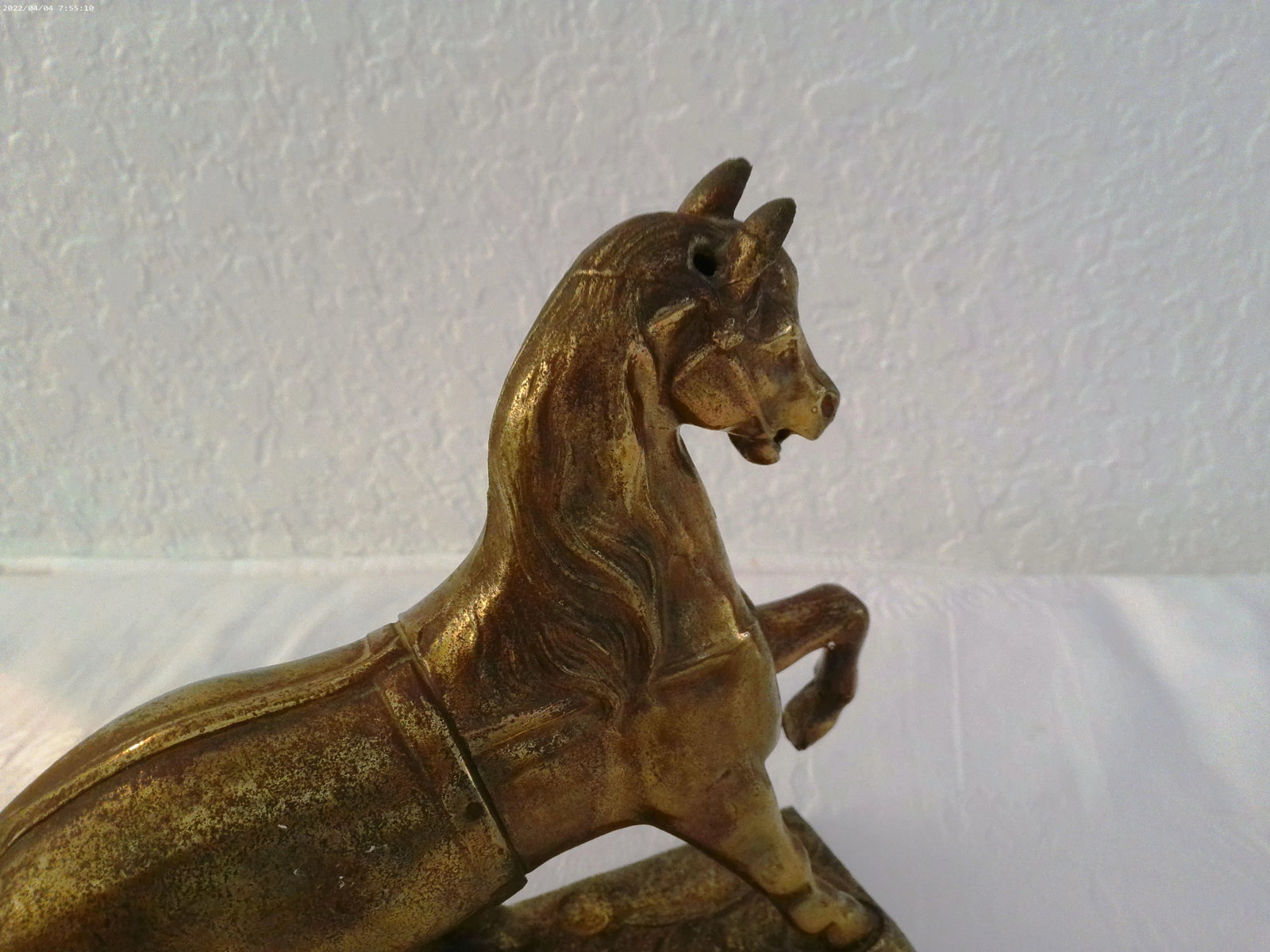 Mid-Century Solid Brass Figural Stallion - 6