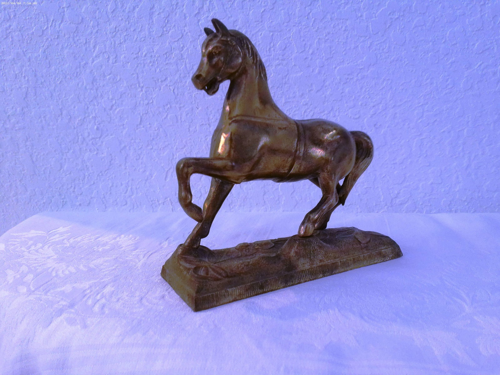Mid-Century Solid Brass Figural Stallion - 7