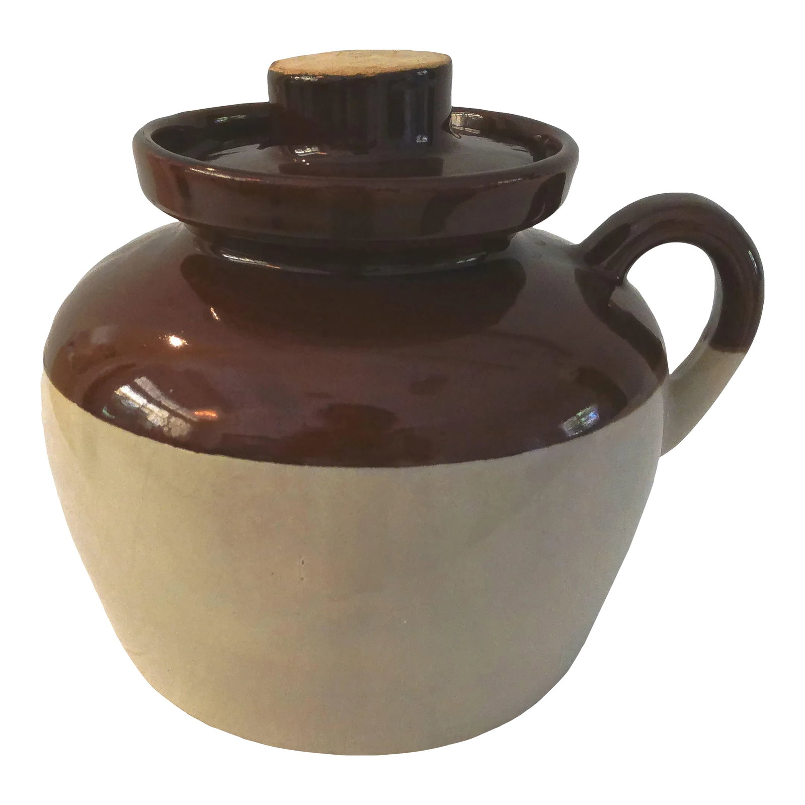 Mid-Century Robinson Ransbottom Americana Stoneware Bean Crock (1 of 5)
