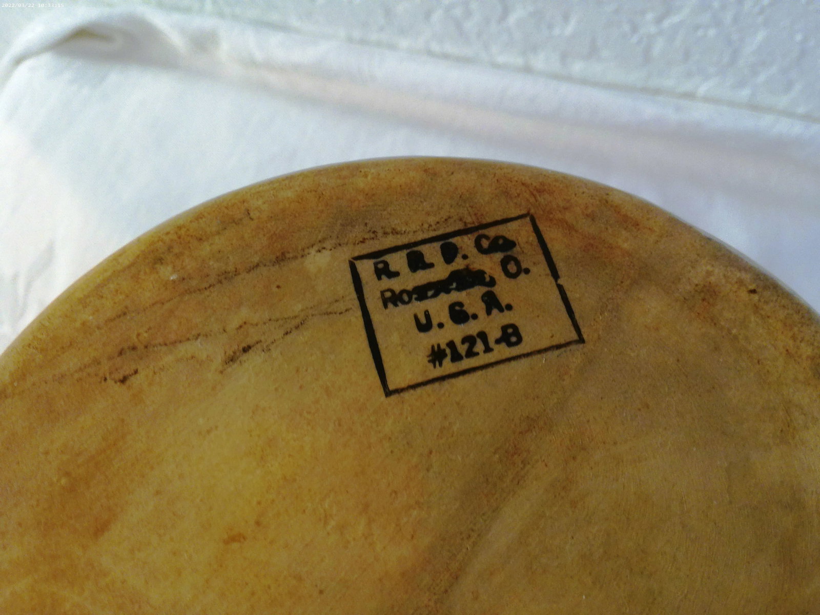 Mid-Century Robinson Ransbottom Americana Stoneware Bean Crock - 5