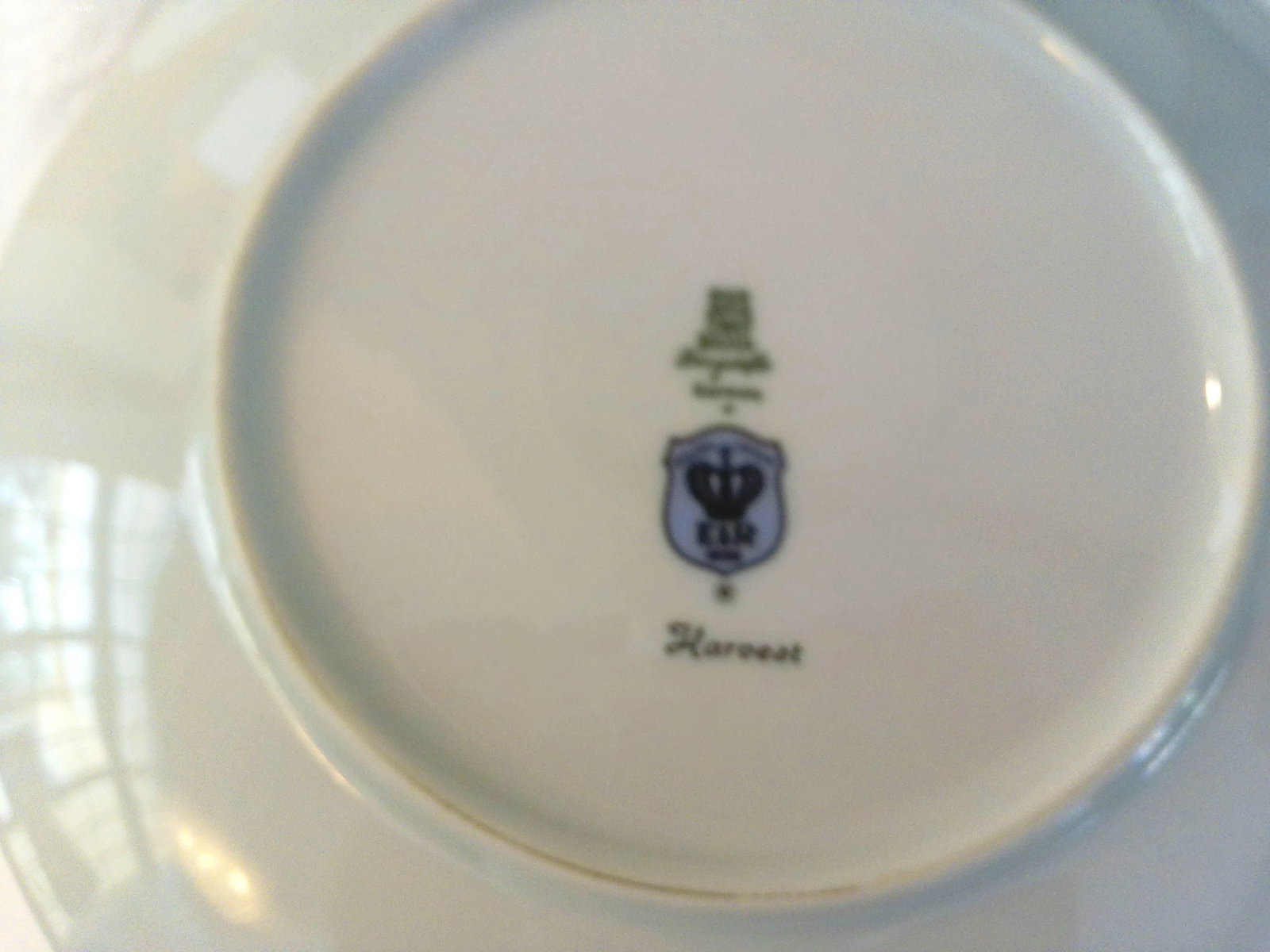 1960s E & R German "Harvest" Luncheon/Dessert Plates, S/6 - 7