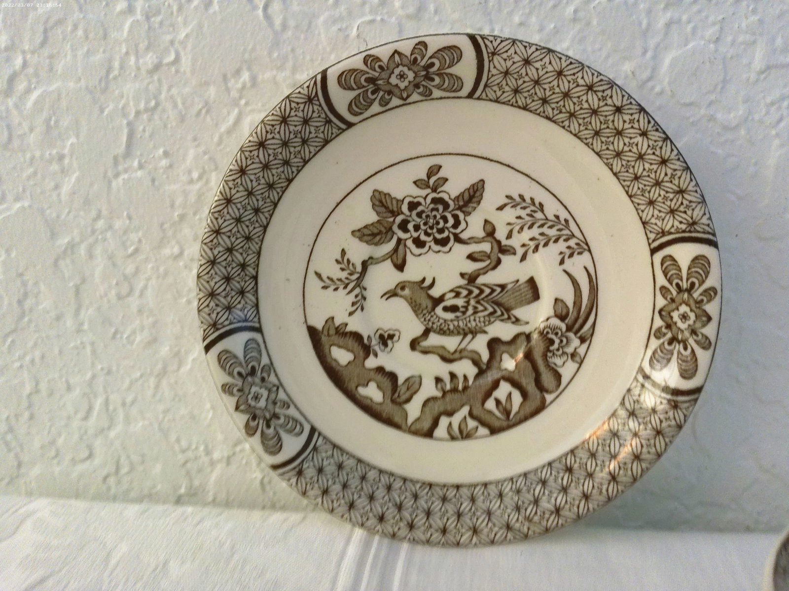 Vintage Staffordshire England Ironstone Consomme Cups & Saucers, 8 Pcs - 5