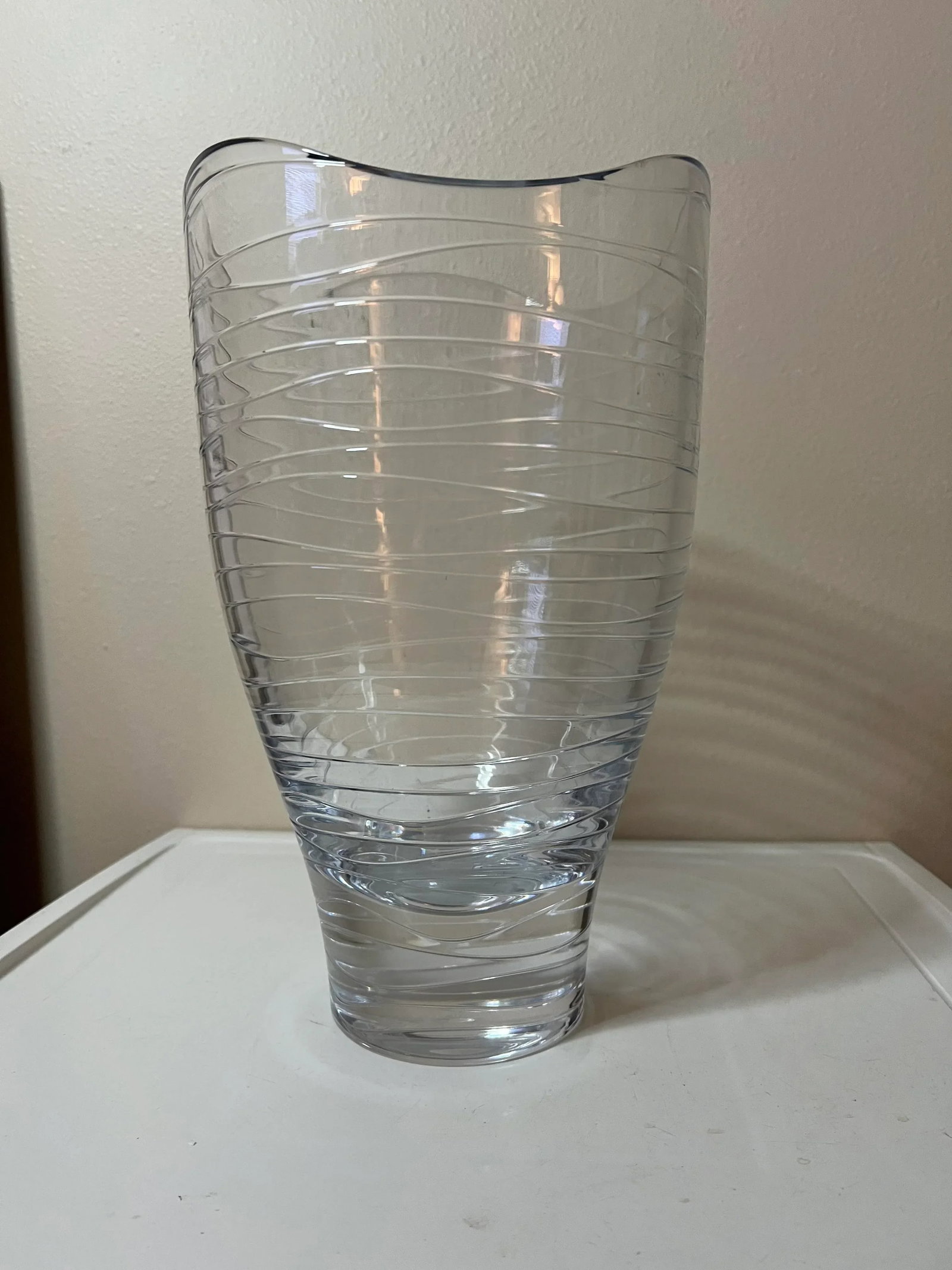 2000s Crystal Villeroy & Boch Vase - 11