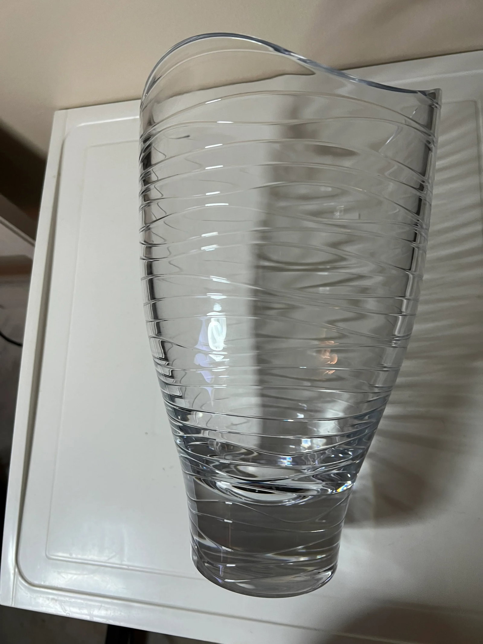 2000s Crystal Villeroy & Boch Vase - 2
