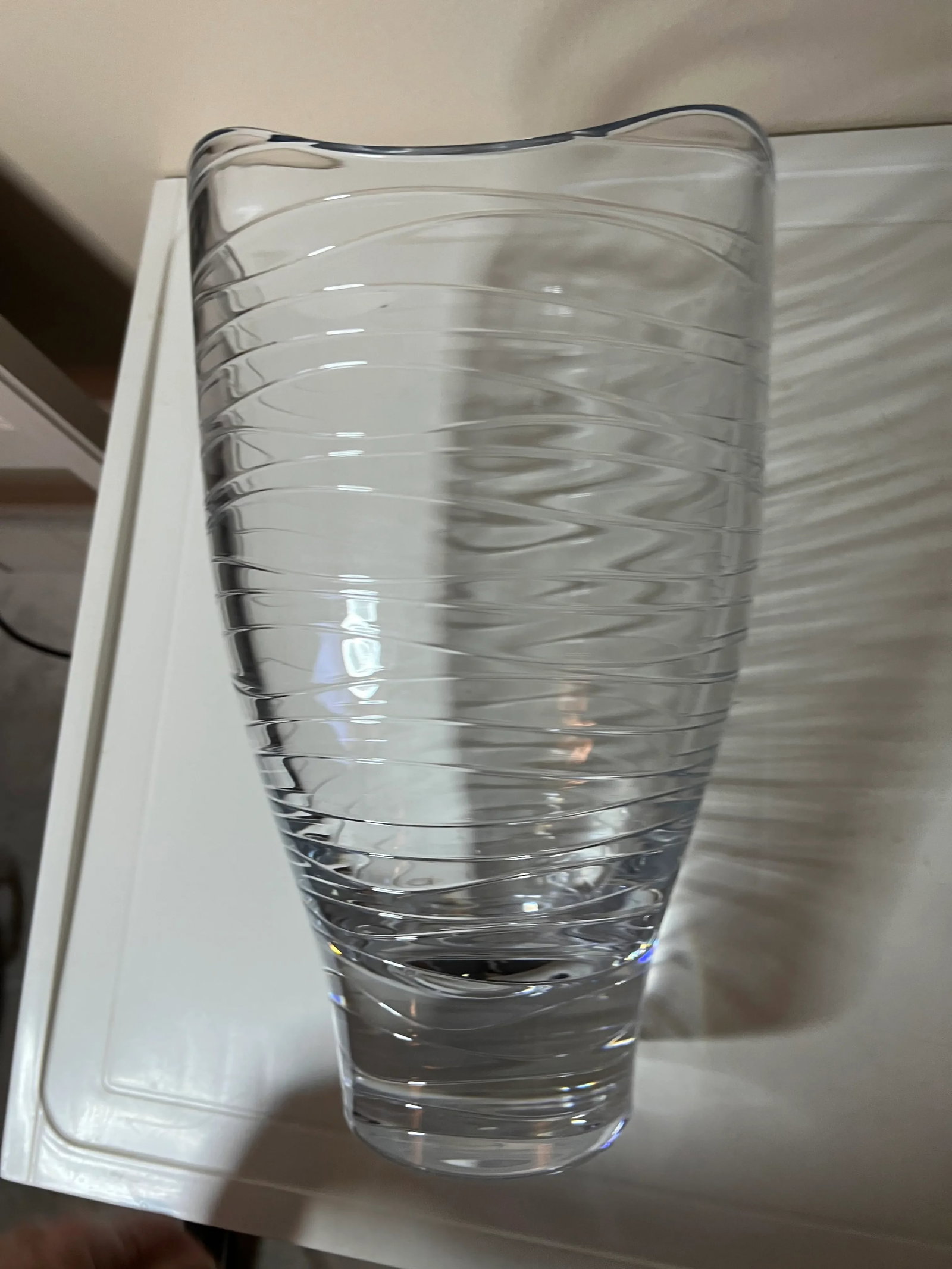 2000s Crystal Villeroy & Boch Vase - 3