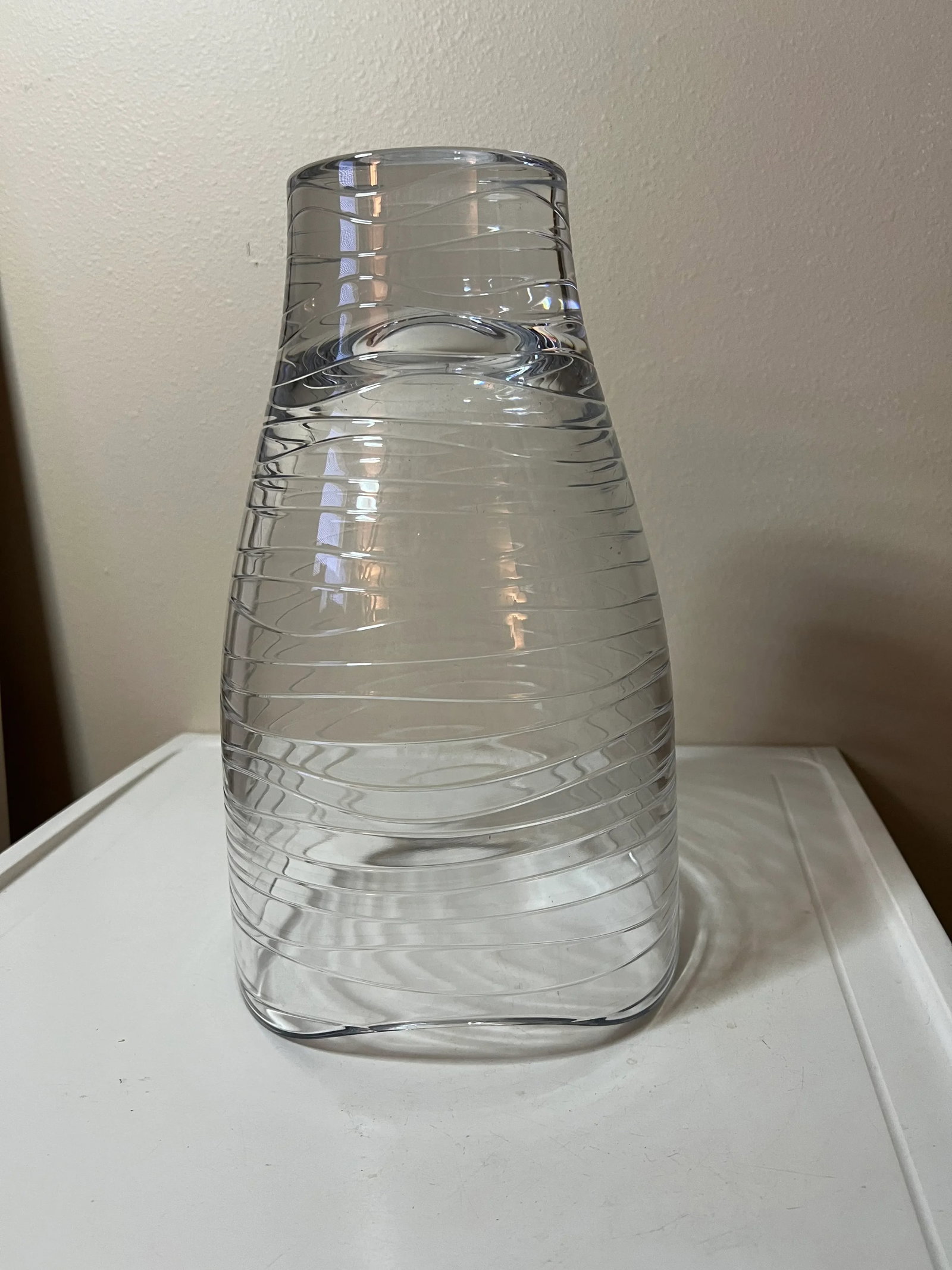 2000s Crystal Villeroy & Boch Vase - 5