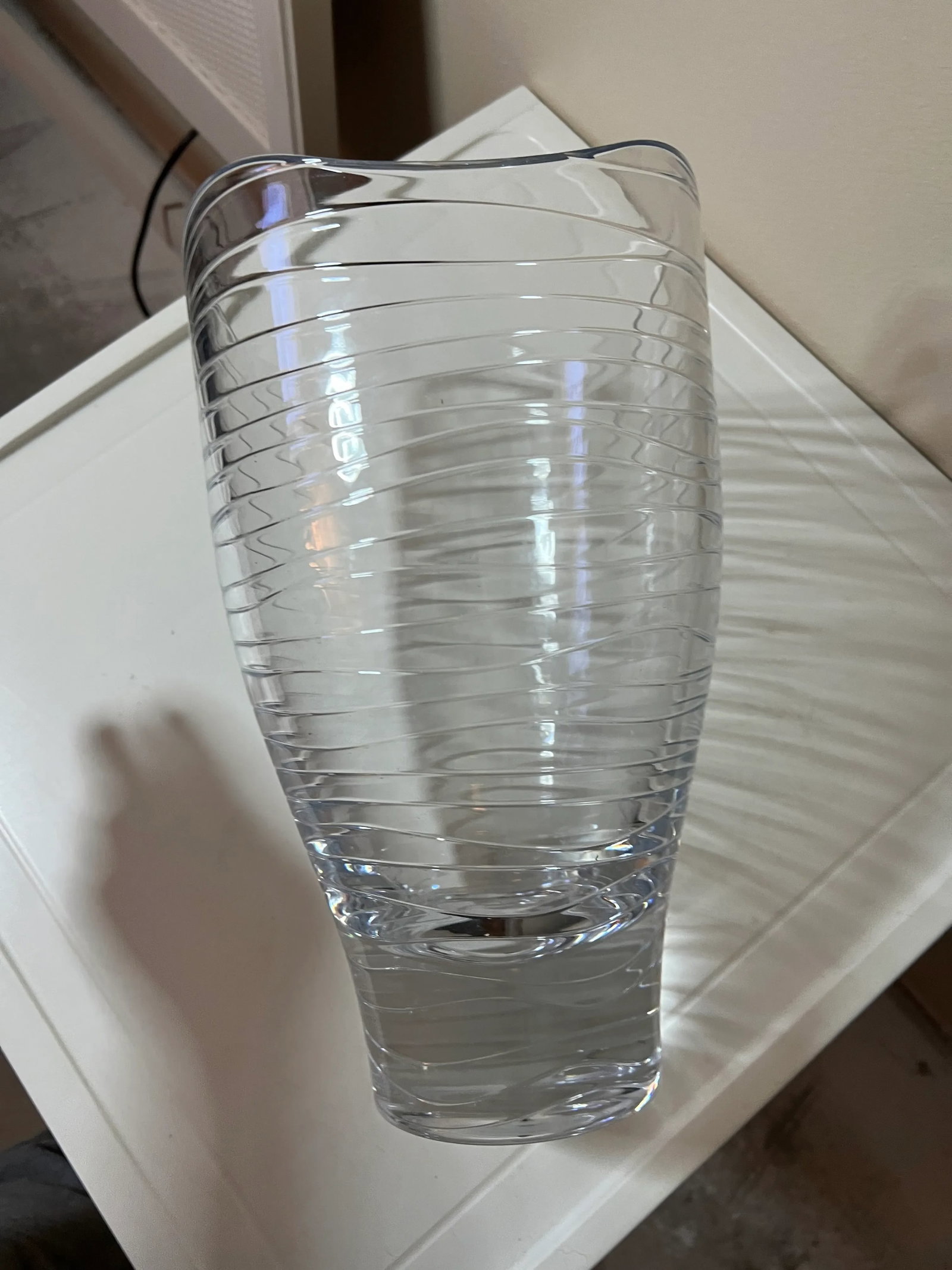 2000s Crystal Villeroy & Boch Vase - 6