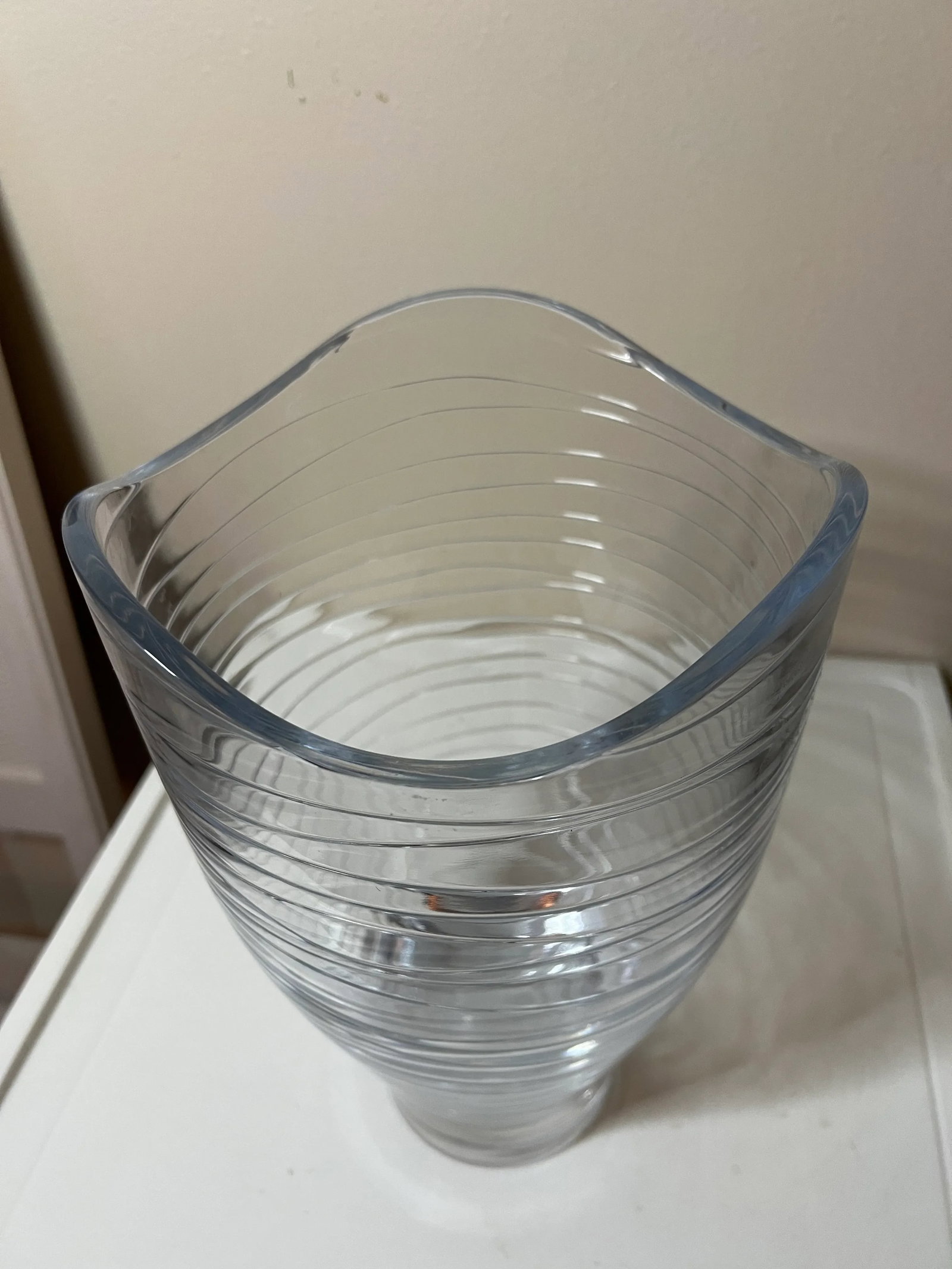 2000s Crystal Villeroy & Boch Vase - 9