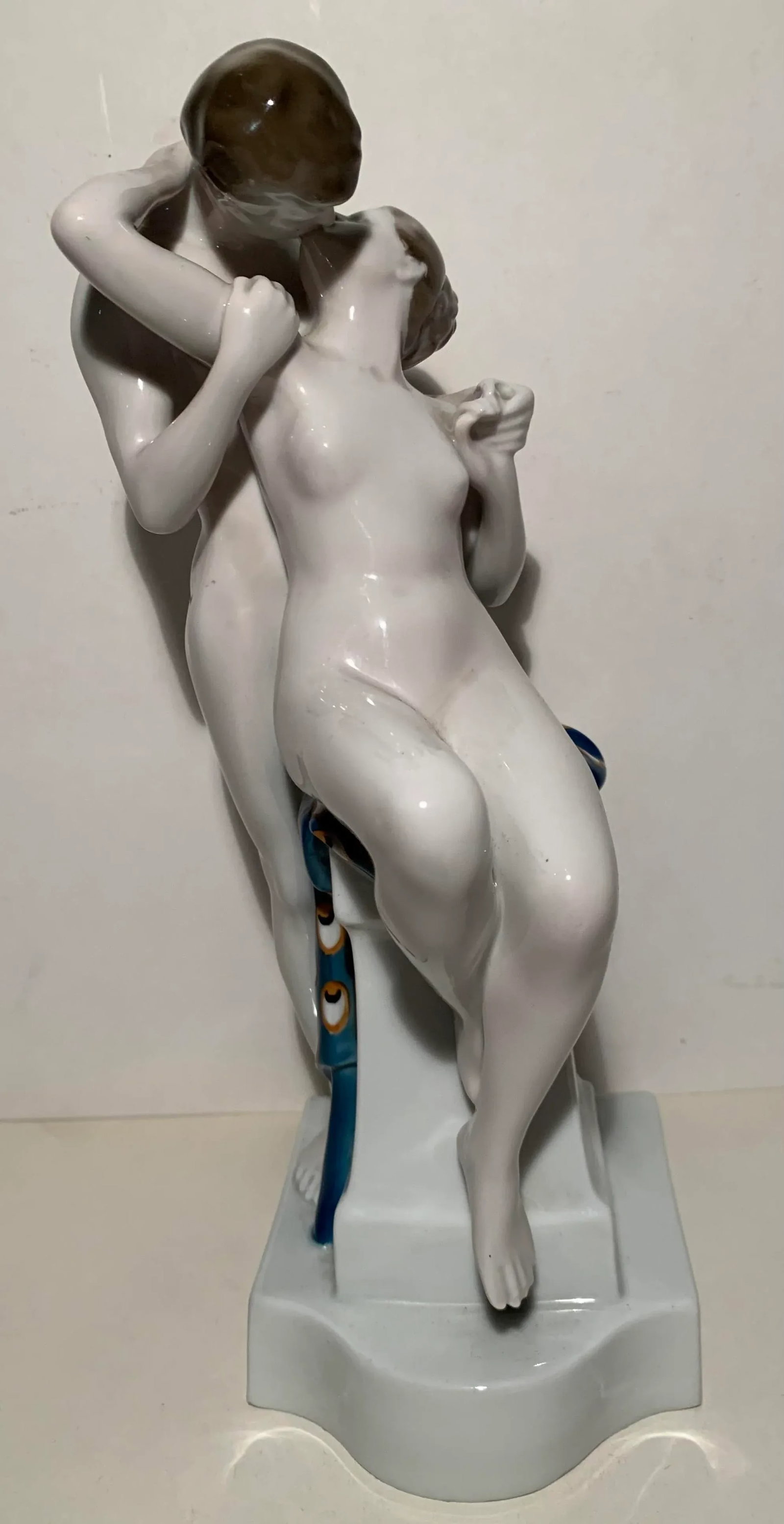 Antique 1918 Rosenthal "Spring of Love" Porcelain Statue - 2