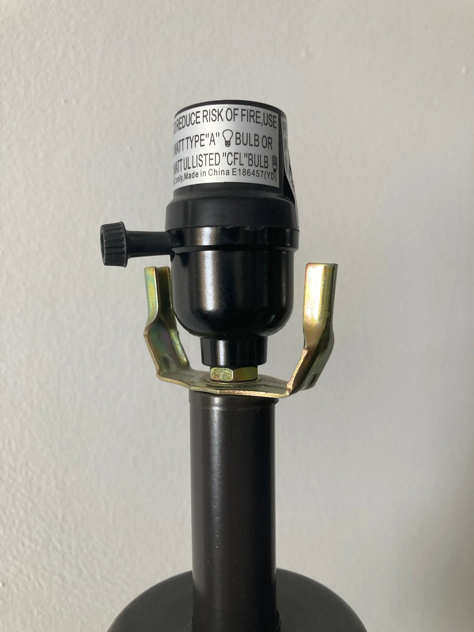Late 20th Century Metal Lamp With Marble Motif - 5