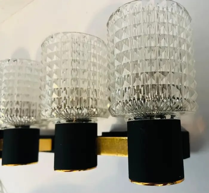 French Lunel 1960s Mid-Century Wall Lights - A Pair - 9