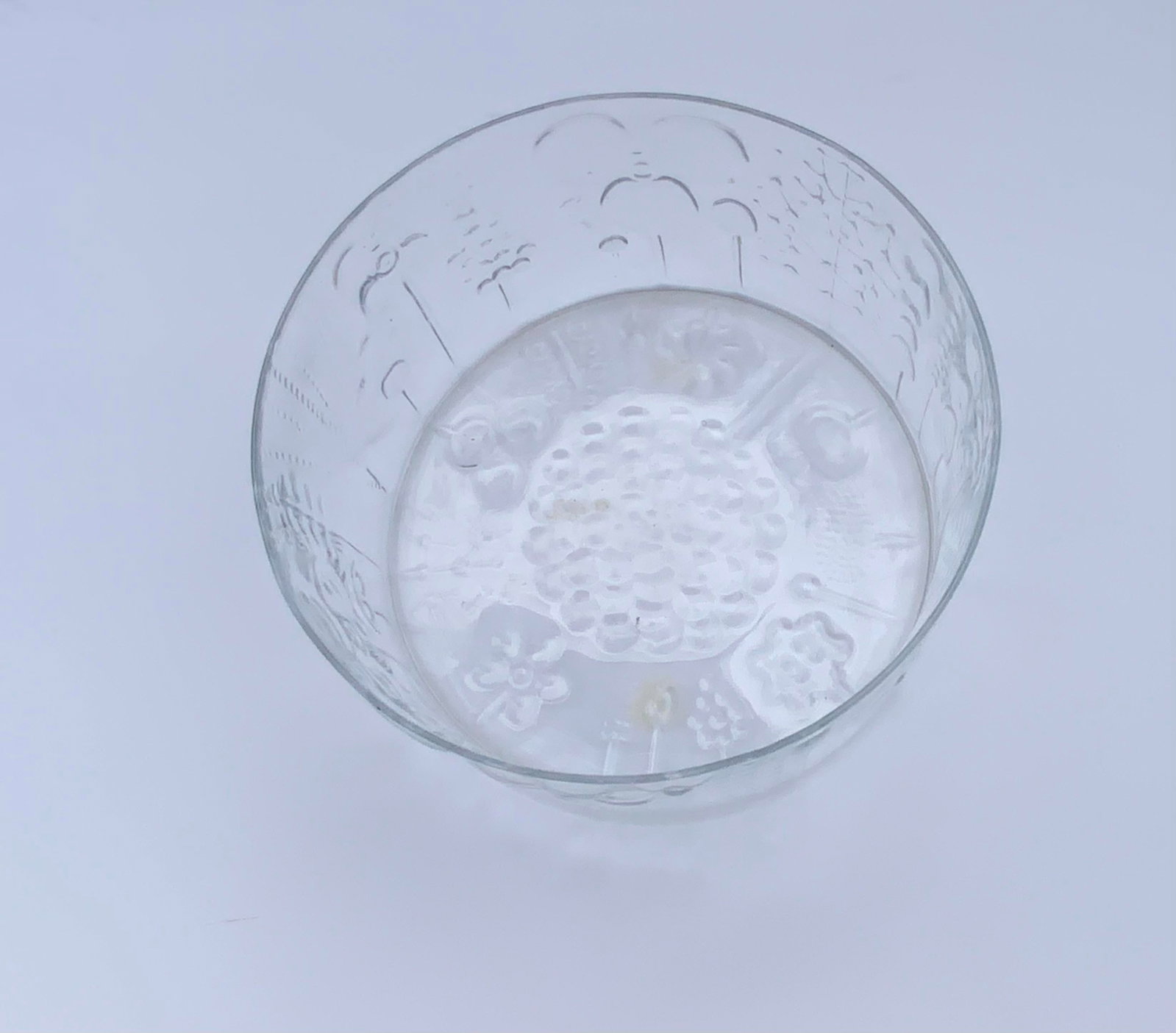 1960s Glass Floral Bowl by Ovid Toikka for Lilacs Finalnd - 3