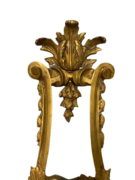 1920s Italian Bronze Wall 4 Light Wall Sconces - a Pair - 9