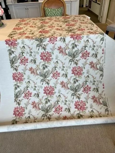 Bennison "Orchid Lily" Fabric- 6 Yards - 2