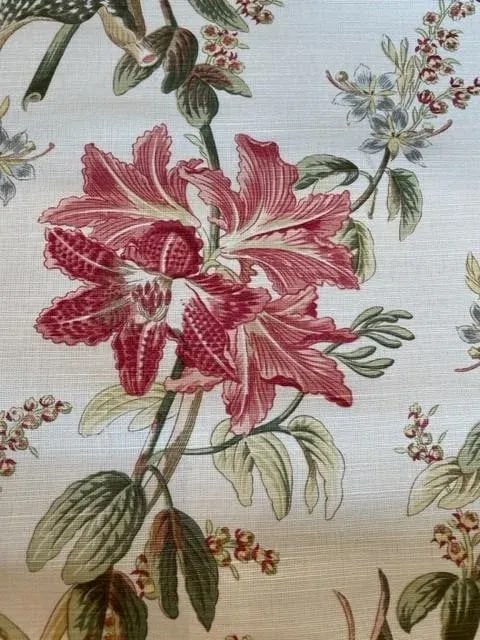 Bennison "Orchid Lily" Fabric- 6 Yards - 5