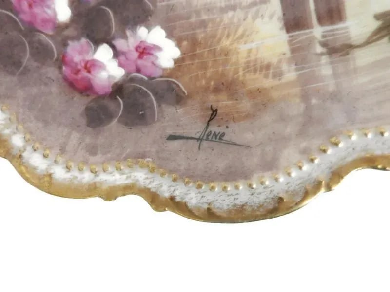 Antique Limoges Mermod & Jaccard Cabinet Plates Game Birds Set of 2 - 4