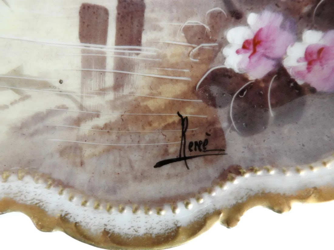 Antique Limoges Mermod & Jaccard Cabinet Plates Game Birds Set of 2 - 7