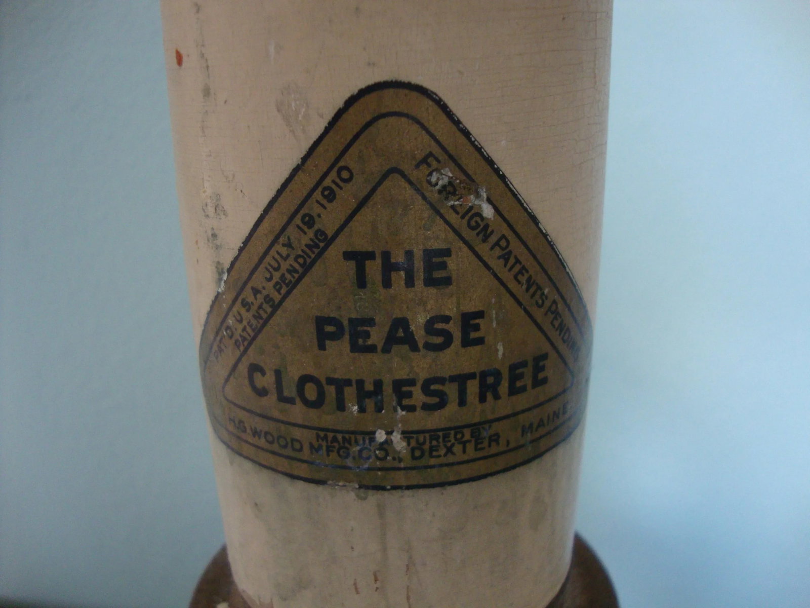 Early 1900s Antique Pease Clothestree Collapsible Drying Rack - 11