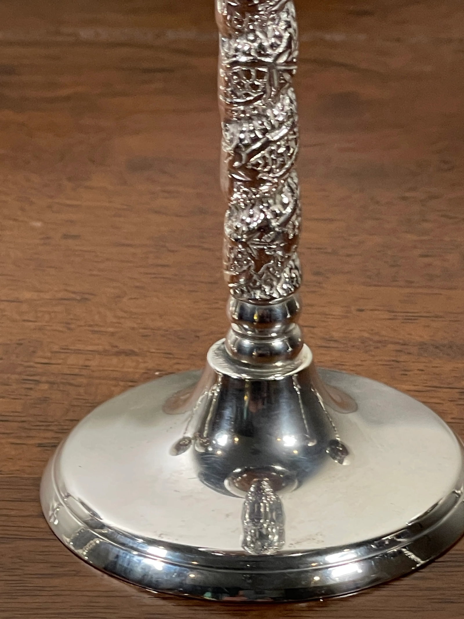 1950s Silver Plated Champagne Glasses- Set of 6 - 6